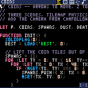 Syntax-coloured code editor