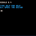 The command line console